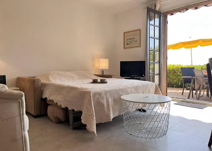 Maison Calme 3 Pieces Avec Terrasse, Clim Et Garage - - Fr-1-251-502 * Le Lavandou